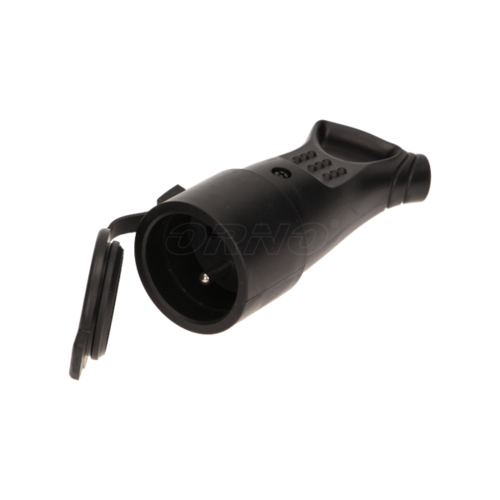Gniazdo gumowe 2P+Z z uchwytem OR-AE-1370 Orno