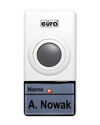 Przycisk zewnętrzny do dzwonków ''EURA-BELL+'' WDA-01A3 biały