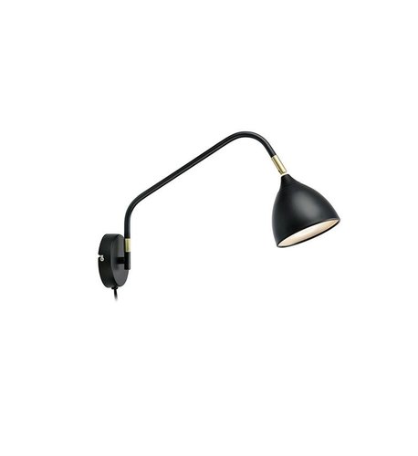 Kinkiet VALENCIA 1L GU10 Czarny Marksoljd 106081