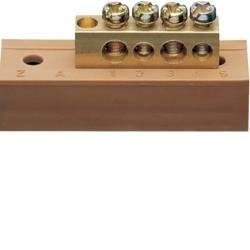 Listwa przyłączeniowa z cokołem fazowa 2x16 + 2x10 mm2 KM04L Hager