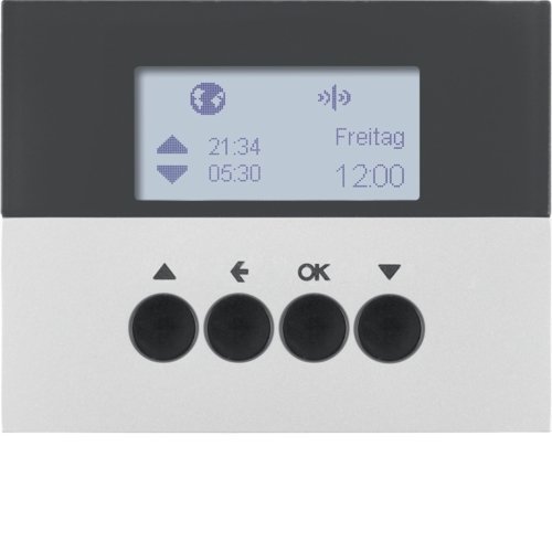 K.5 KNX RF quicklink Łącznik żaluzjowy czasowy do sterownika żaluzjowego i mechanizmu załączającego Berker.Net, alu...