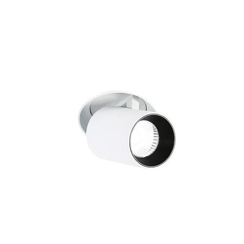 Oprawa wpuszczana sufitowa LED Gemma Trimless oczko downlight tuba biała Italux SL74066/12W 3000K WH+BL