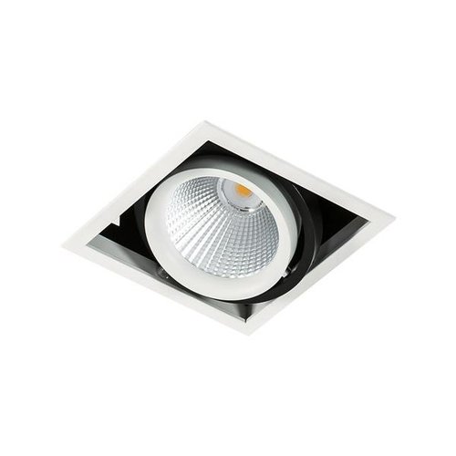 Oprawa wpuszczana podtynkowa LED Vertico czarna biała elegancka Italux GL7108-1/18W 3000K WH+BL