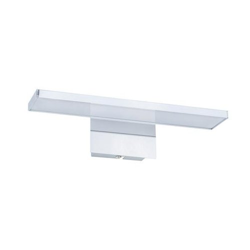 Lampa ścienna kinkiet LED Elena krótka chrom metal podłóżna pozioma nad obraz lustro łazienka Italux MB14402-01S CH