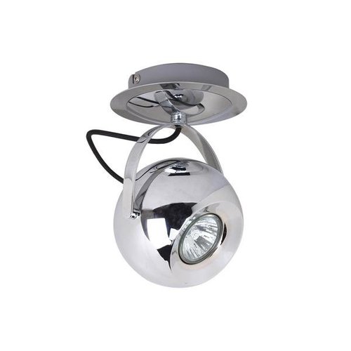 Lampa ścienna sufitowa spotlight James 1 CH źródło światła srebrna chrom reflektorek Italux FH5951-SPX-120