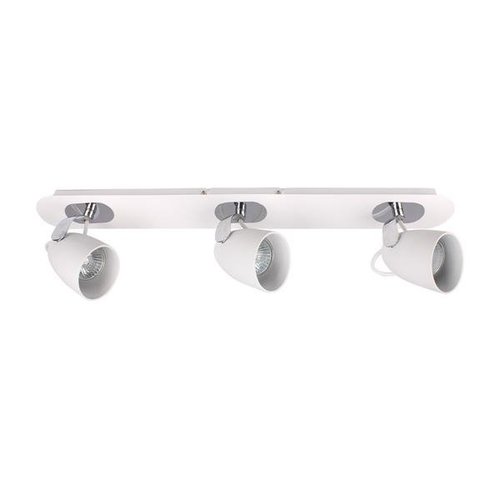 Lampa ścienna sufitowa spotlight Oxford 3 źródła światła listwa reflektorek biała metalowa nowoczesna Italux FH31333AJA13