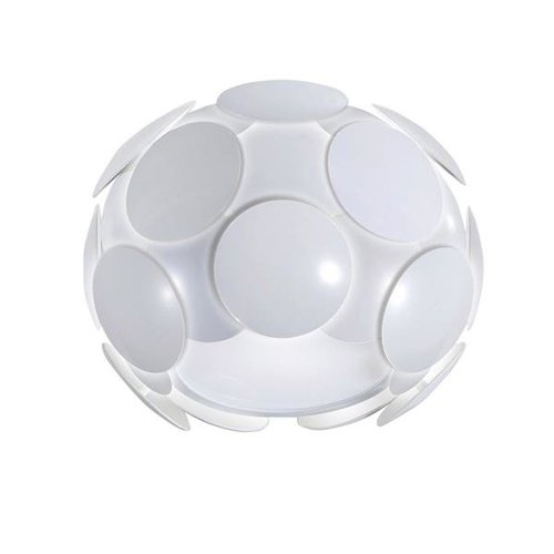 Lampa sufitowa plafon plafoniera Santina tworzywo biała koła nowoczesna połysk mała Italux C0317-01S-T5E0