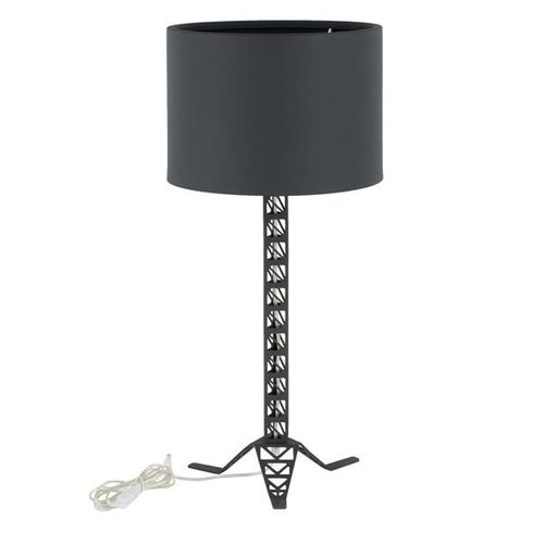 Lampka biurkowa gabinetowa Tower tworzywo czarna industrialna Italux MA2479A BL