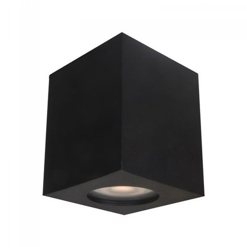 Lampa sufitowa downlight sześcian kwadrat prostokąt kostka box czarny Italux Fabrycio IT8003S1-BK