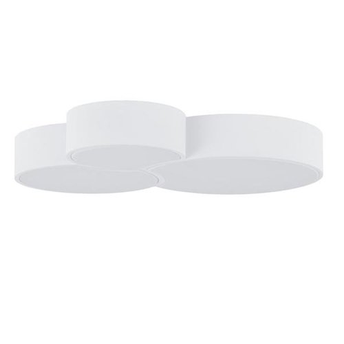 Lampa sufitowa plafon koła okręgi nowoczesna biały Italux Larissa AX14031-3A WH