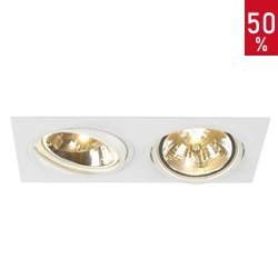 Oprawa sufitowa New Tria QRB111 2 Square biały SLV 113811