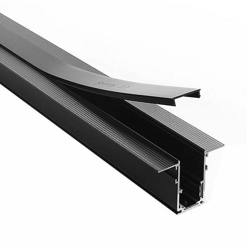 Szyna magnetyczna 2m podtynkowa czarna LL-20C