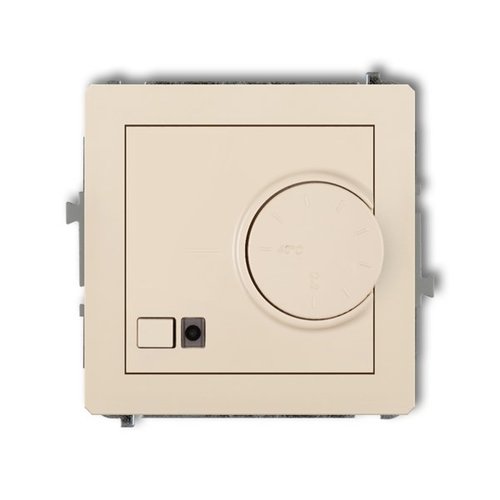 Mechanizm <span class="keyword" >regulator</span>a temperatury z czujnikiem podpodłogowym beżowy Karlik Deco 1DRT-1