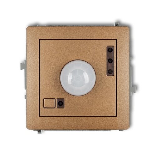 Mechanizm elektronicznego czujnika ruchu złoty metalik Karlik Deco 8DCR-1