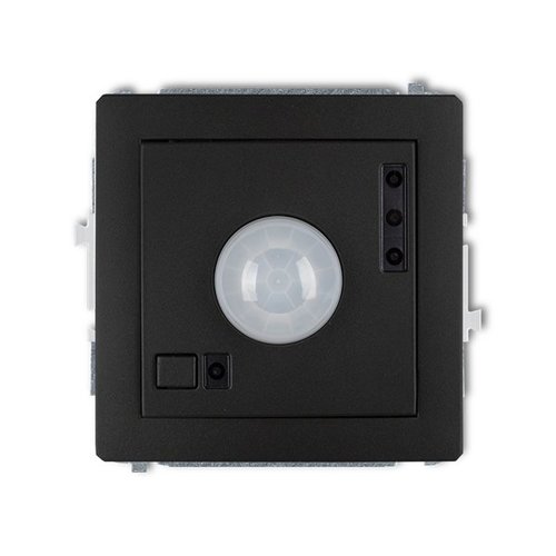 Mechanizm elektronicznego czujnika ruchu czarny mat Karlik Deco 12DCR-1