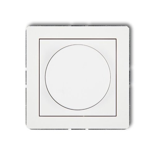 Mechanizm <span class="keyword" >regulator</span>a oświetlenia przyciskowoobrotowego do lamp LED biały Karlik Deco DRO-2