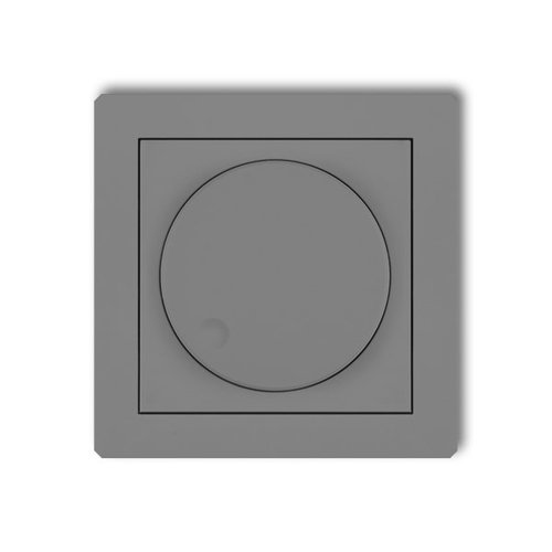 Mechanizm <span class="keyword" >regulator</span>a oświetlenia przyciskowoobrotowego do lamp LED szary mat Karlik Deco 27DRO-2