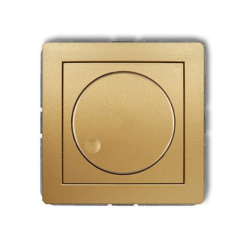 Mechanizm <span class="keyword" >regulator</span>a oświetlenia przyciskowoobrotowego złoty Karlik Deco 29DRO-1