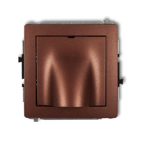 Mechanizm wypustu kablowego brązowy metalik Karlik Deco 9<span class="keyword" >DWPK</span>