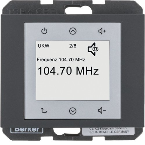 K. Radio Touch, antracyt Berker