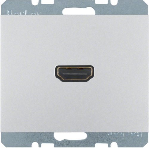K. Gniazdo HDMI, aluminium Berker