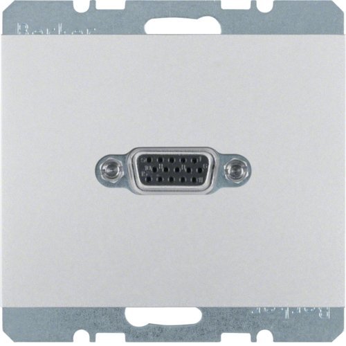 K.5 Gniazdo VGA, alu Berker 3315407003