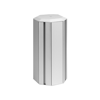 Minikolumna 4-stronna, wys.210mm 125x130mm, 4x4x K45; aluminium Simon Connect