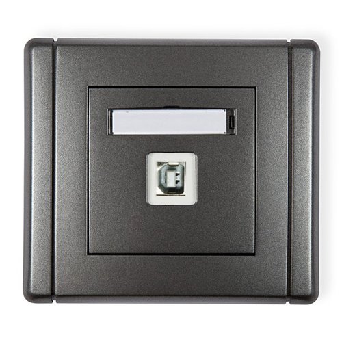 Gniazdo pojedyncze USB-AB, Karlik Flexi, 11FGUSB-3
