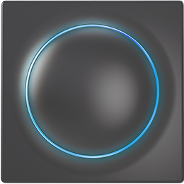 Inteligentny przycisk antracyt Walli Controller FIBARO FGWCEU-201-1-8