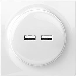 Gniazdo USB Walli N USB Outlet biały FGWU-021 Fibaro