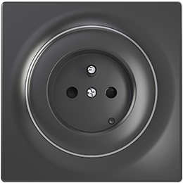 Ganizdko elektryczne Walli N Outlet typ E antracyt FGWSONE-011-8 Fibaro