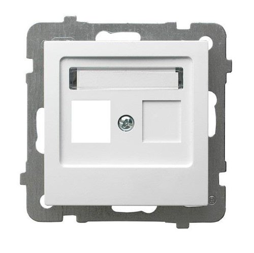 Obudowa gniazda pojedynczego typu Keystone prosta As GPK-1G/p/00