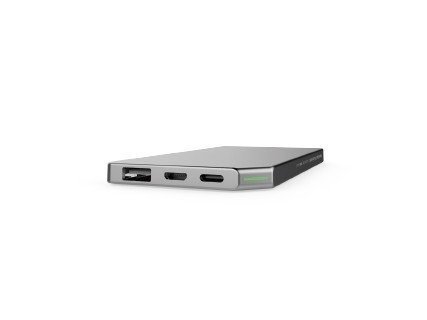 Powerbank Slim aluminium stalowy 5000mA Allocacoc