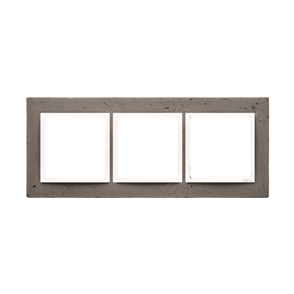Simon 54 Premium La Stryko - beton Ramka 3-krotna Nature DRN3/95