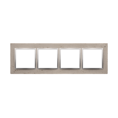 Simon 54 Premium Butti Cementi - beton Ramka 4-krotna Nature DRN4/92