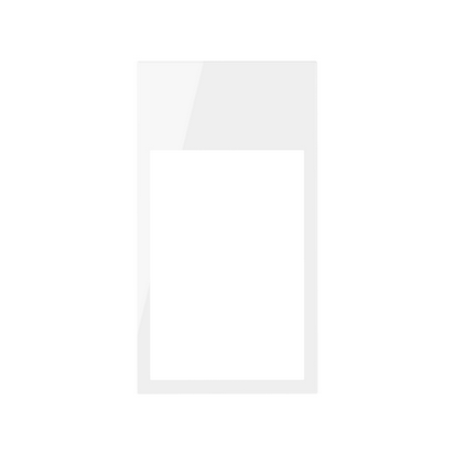 Ramka minimal pionowa 2-krotna, 3x1/2, biały Simon 100 10002621-130