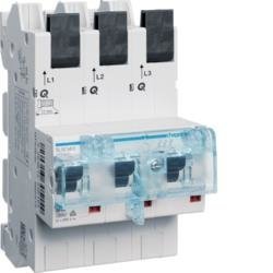 Wyłącznik selektywny SLS, 3P Cs 100A, szyny 40mm-12x5/10mm HTS390C Hager