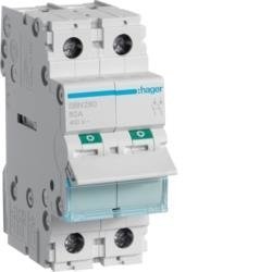 Modułowy rozłącznik izolacyjny, 2P 80A SBN280 Hager