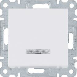 Łącznik kontrolny 1-biegunowy, biały WL0210 Lumina Hager