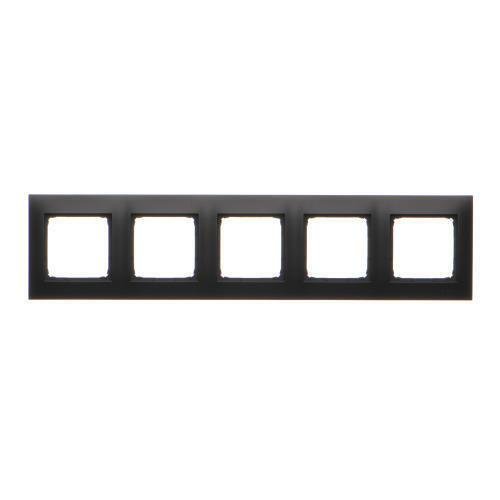 Simon 54 Premium czarny Ramka 5-krotna uniwersalna IP20/IP44, DR5/49