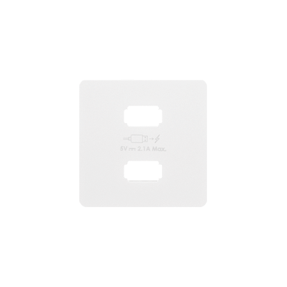 Pokrywa do ładowarki USB biały Simon 82