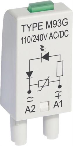 Moduł przeciwprzepięciowy MODUL LV M93G szary