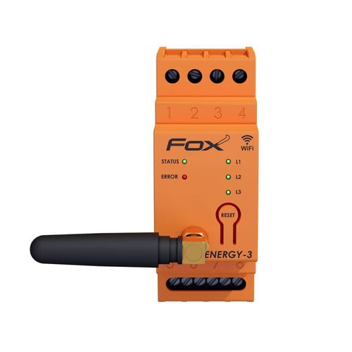 Monitor licznik energii elektrycznej WI-FI 3F+N,FOX ENERGY 3, WI-MEF3