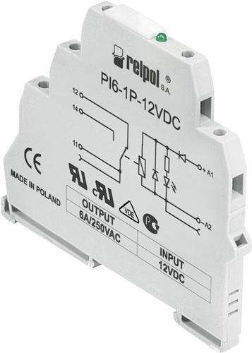 Przekaźnik Interfejsowy szary PI6-1P-24VAC/DC