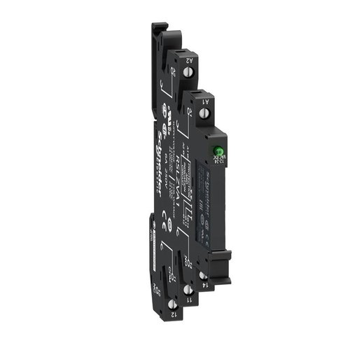 Zelio Relay Przekaźnik interfejsowy LED, 1C/O 6A, 24V AC/DC połączenie śrubowe Schneider Electric RSL1PVBU