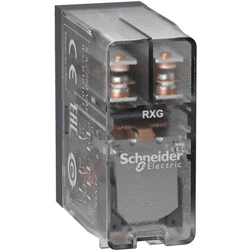 Przekaźnik interfejsowy z przezroczystą obudową Zelio Relay 2C/O 5A, 24V DC Schneider Electric RXG25BD