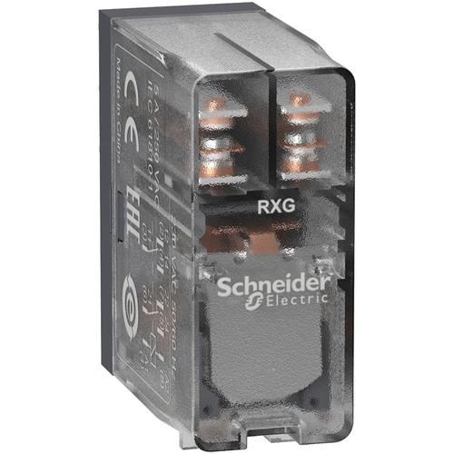 Przekaźnik interfejsowy z przezroczystą obudową Zelio Relay 2C/O 5A, 230V AC Schneider Electric RXG25P7