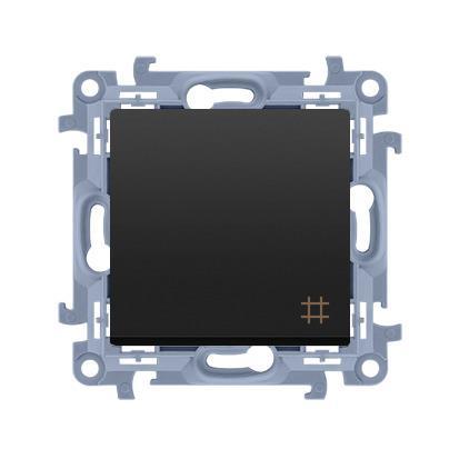Łącznik krzyżowy (moduł) 10AX, 250V, zaciski śrubowe czarny mat Simon10 CW7.01/49