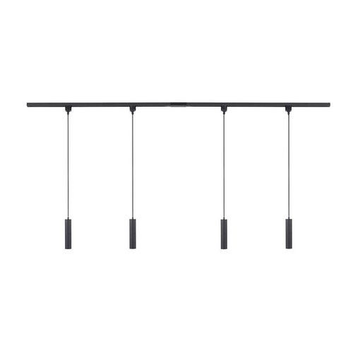Lampa na szynoprzewód TARIK 4xGU10 czarny LeuchtenDirekt 11718-18 Zuma Line