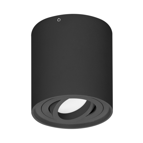 CAROLIN DLR GU10 downlight max 35W, IP20, okrągły, czarny